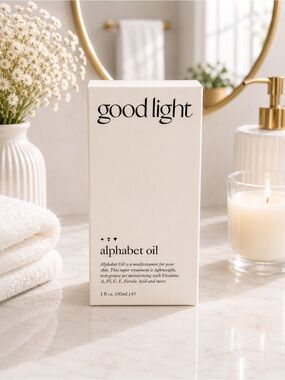 good light Alphabet Oil - Cream Packaging